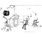Kenmore 867762222 blower assembly diagram