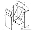 Kenmore 867762222 optional accessory return air cabinet diagram