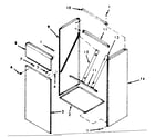 Kenmore 867763720 furnace casing diagram