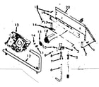 Kenmore 867774231 gas burners and manifold diagram