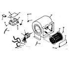 Kenmore 867762750 blower assembly diagram