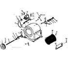 Kenmore 867762770 blower assembly diagram