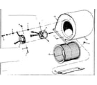 Kenmore 867763521 blower assembly diagram