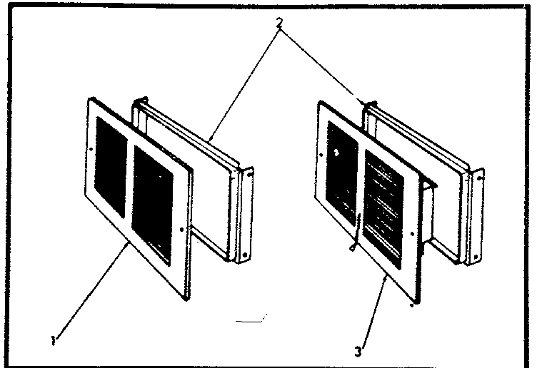 Accessory rear wall register package stock no. 64-78211