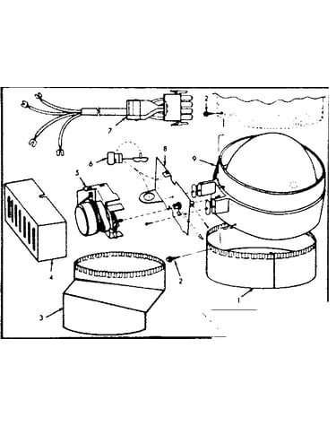 Power vent damper kit