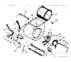 Kenmore 867761070 blower assembly diagram