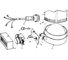 Kenmore 867763341 accessory power vent damper kit diagram