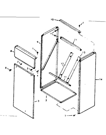 Optional accessory return air cabinet