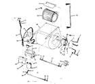Kenmore 867762631 blower assembly/762680 diagram