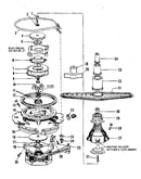 Motor, heater, and spray arm details