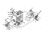 Kenmore 867815900 functional replacement parts (heating section & blower) diagram