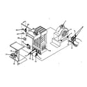 Kenmore 867815162 functional replacement parts (heating section & blower) diagram