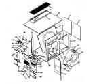 Kenmore 867815133 nonfunctional replacement parts diagram