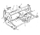 Sears 87153862650 carrier molding, rails, & frames diagram