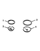 Optional porcelain pan and chrome ring kit no. 8068400