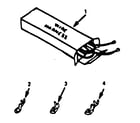 Kenmore 9114548810 wire harness and components diagram