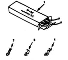 Kenmore 9114618890 wire harnesses and options diagram