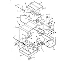 Kenmore 9117898513 broiler & oven burner section diagram