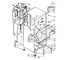Kenmore 1068364795 cabinet parts diagram