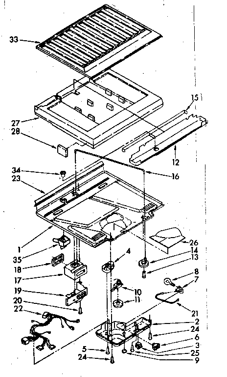 COMPARTMENT SEPARATOR PARTS