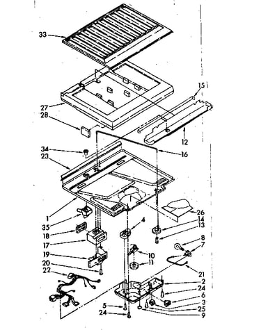Compartment separator parts
