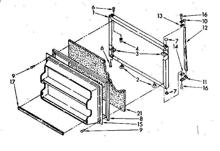 FREEZER DOOR PARTS