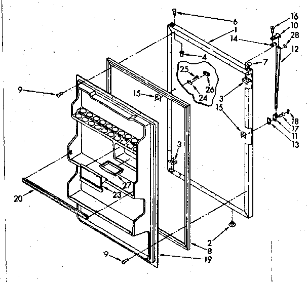 REFRIGERATOR DOOR PARTS