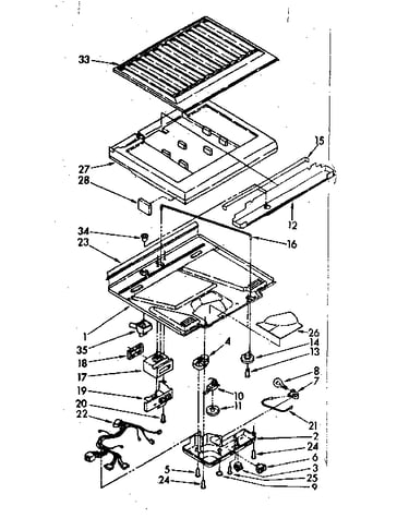 Compartment separator parts