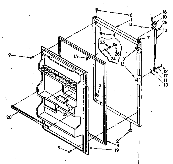 REFRIGERATOR DOOR PARTS
