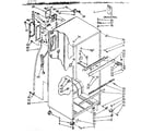 Kenmore 1068376431 cabinet parts diagram