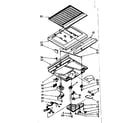 Kenmore 1068376481 compartment separator parts diagram
