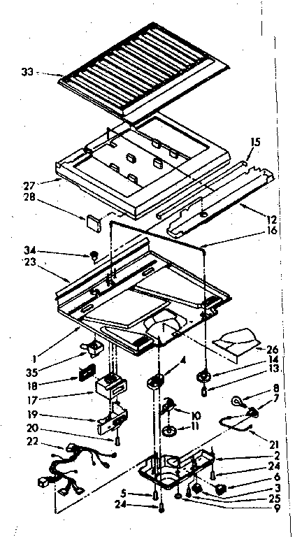 Compartment separator parts
