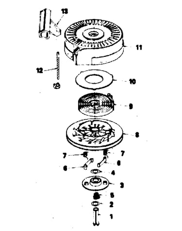 Rewind starter no. 590621