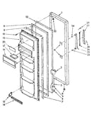 Refrigerator door parts