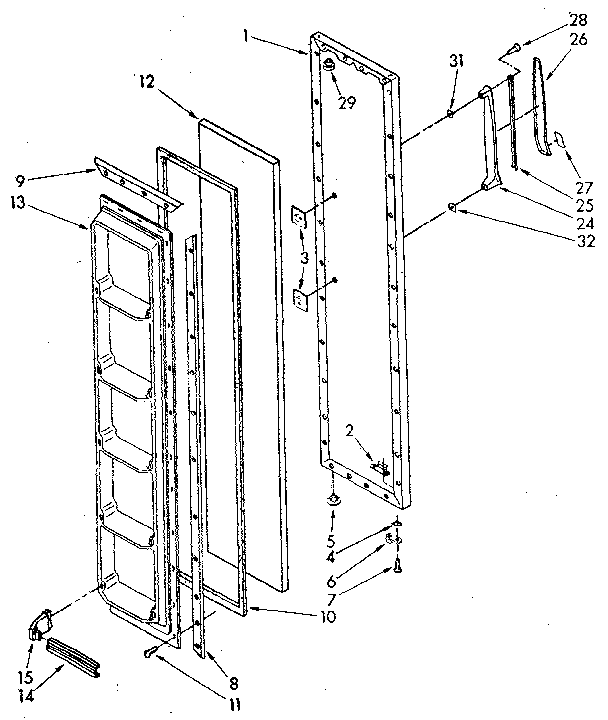 FREEZER DOOR PARTS