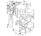 Kenmore 1068668834 cabinet parts diagram