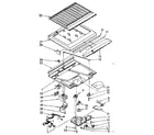 Kenmore 1068668854 compartment separator parts diagram