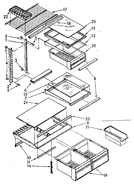 Shelf parts