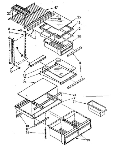Shelf parts