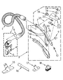 Hose and attachment parts