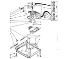 Kenmore 11081810100 machine base parts diagram