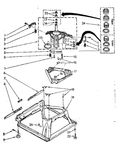 Machine base parts