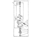 Kenmore 11081810100 brake and drive tube parts diagram