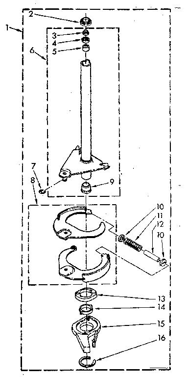 Brake and drive tube parts