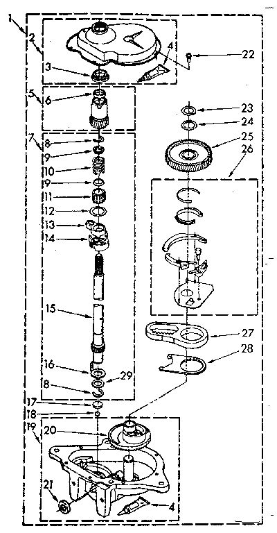 Gearcase parts