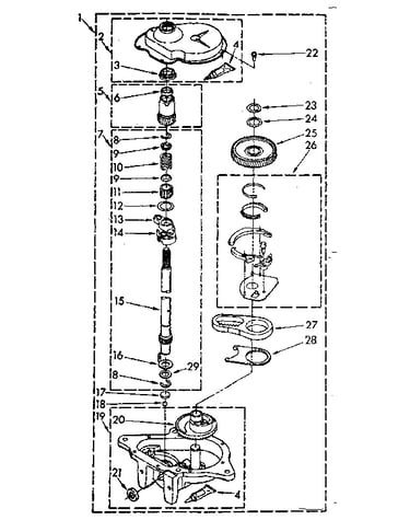 Gearcase parts