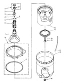 Agitator, basket and tub parts