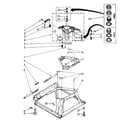 Kenmore 11082694530 machine base parts diagram