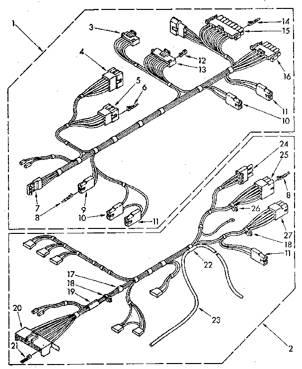 Wiring harness parts