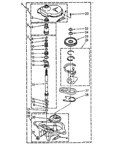 Gearcase parts